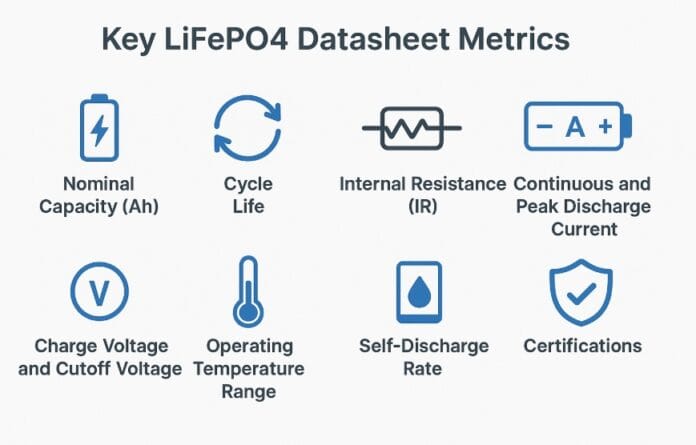 iFePO4-battery-datasheet-metrics LiFePO4 Battery Datasheet