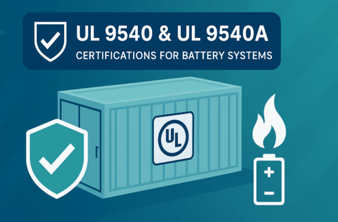 ul-certifications-for-battery-systems-UL-9540-and-UL-9540A UL Certifications for Battery Systems
